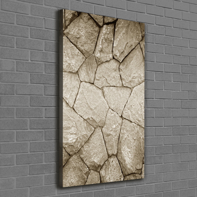Stone Wall - Wrapped Canvas Print