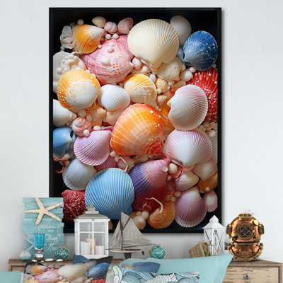 Coquillages sur une marée de rêve sur toile