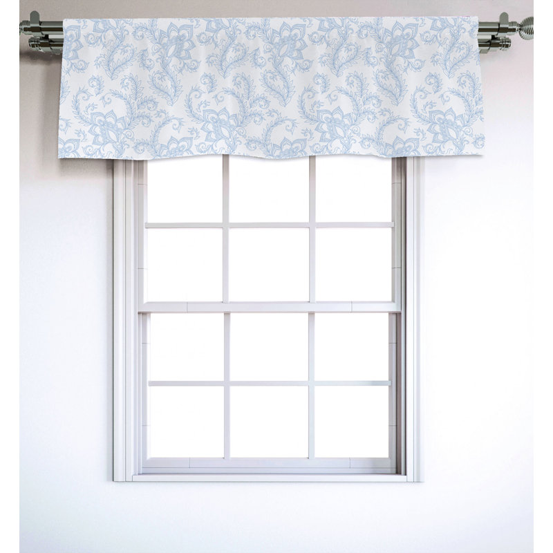 Sateen Ruffled Window Valance