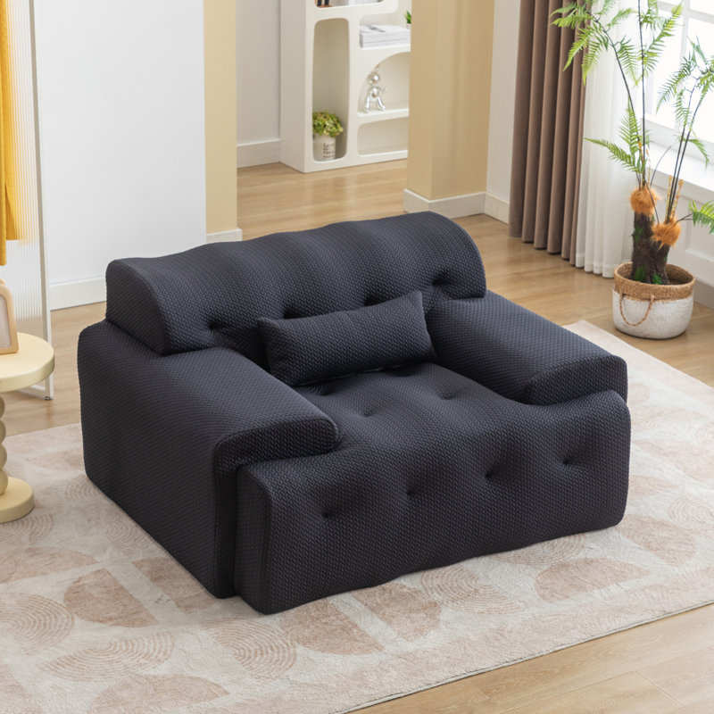 Canapé pour le salon, Dark Grey Fabric