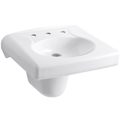 Brenham Ceramic 22" Wall Mount Bathroom Sink