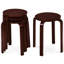 Ensemble de 4 tabourets empilables 18 po-1435949291