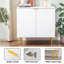 Buffet 32 pi blanc moderne