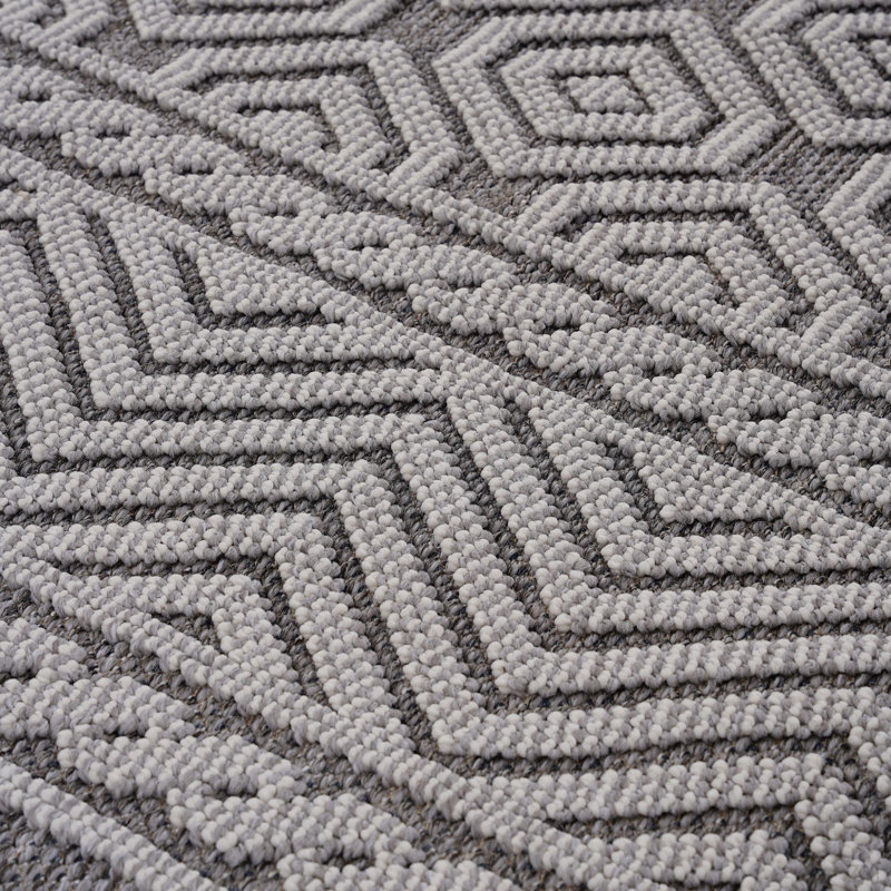 Tapis intérieur / extérieur 8 x 10 LOOM & LUXE Collection, Rectangle 7 pi 9 po x 10 pi