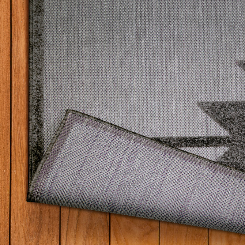 Tapis intérieur / extérieur Audresha, Rectangle 7 pi 10 po x 10 pi