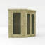 Mercia 11 x 7ft Premium Corner Summerhouse with Side Shed-1201556685
