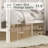 Queen Metal Platform Bed with Butterfly-style headboard and Footboard, Under-Bed Storage, Easy Assembly, White-1325450354-1325450357