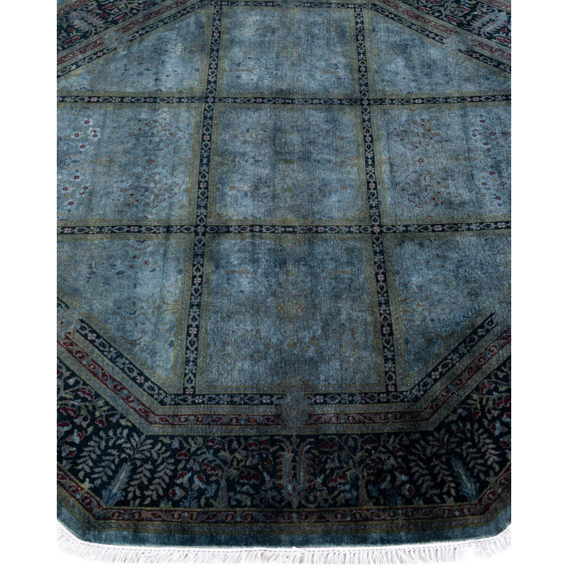 Ismeralda One-of-a-Kind 6' 1" X 6' 1" Hand Knotted Area Rug