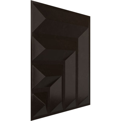 19 5/8"W x 19 5/8"H Bolt EnduraWall Decorative 3D Wall Panel, Universal Metallic (Covers 2.67 Sq. Ft.)
