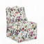 Chaise d'appoint simple en flanelle, chaise de salle à manger sans accoudoirs, chaise d'appoint-117170964