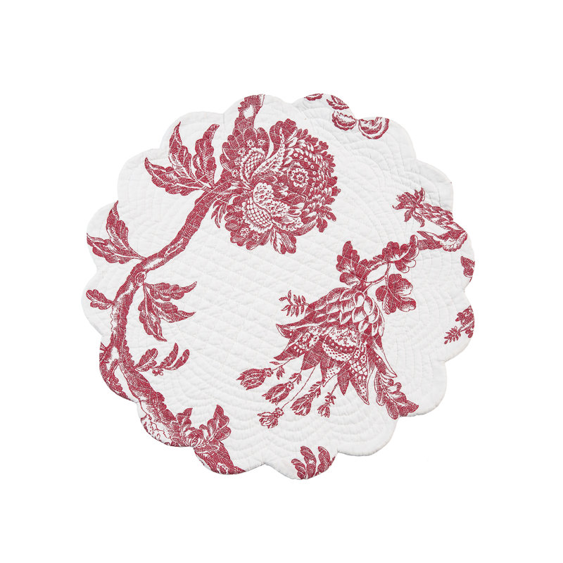 Arcadia Toile Round Placemat