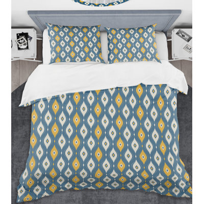 Polyester Striped Duvet Cover Set