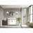 Dark Grey Bath Vanity 48 in. W x 22 in. D, White Quartz Top and 34 in. Mirror-1862693254