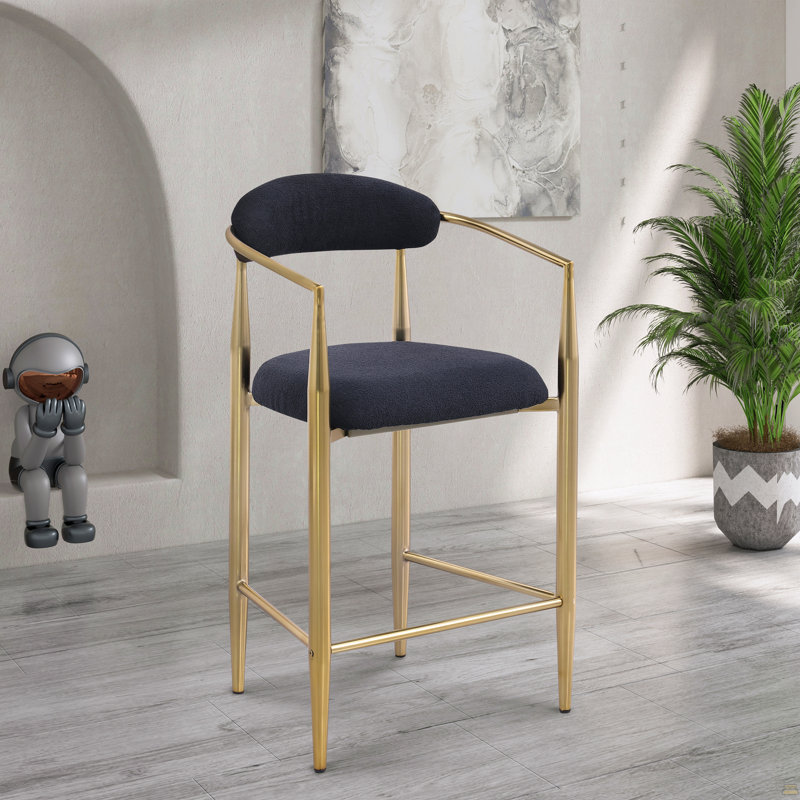Ensemble de 2 tabourets de bar Boucle