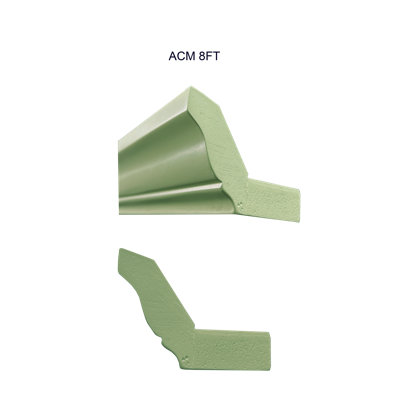 Shallow Green ACM Crown Molding 2.5 inches