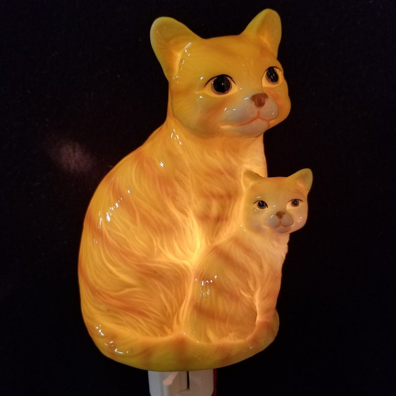 Cat and Kitten Night Light