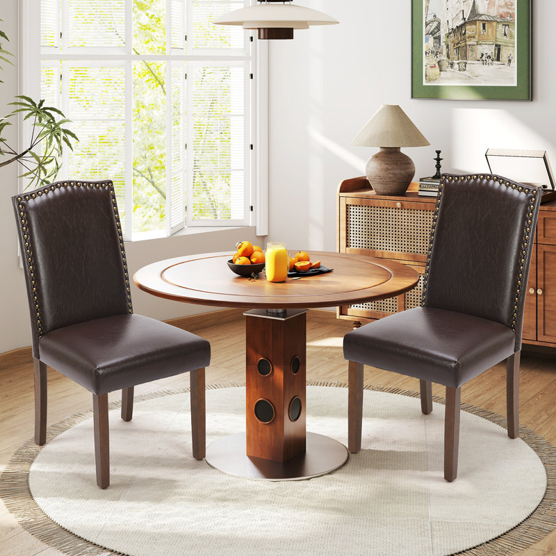 Chaise parsons Criselle, Brun, 2