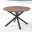 Tables de bureau avec pieds extensibles - noyer, stable et compact