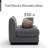 Myrhn Chenille L-Shaped Sleeper Sectional -832597302
