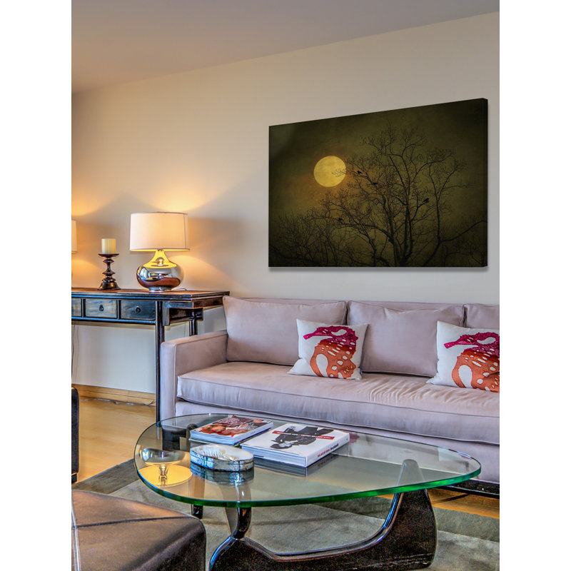 « starry night » par robert dickinson, reproduction de photo sur toile tendue, H 30 po x l 39 po x P 1,5 po