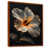 Toile avec cadre flottant brun
