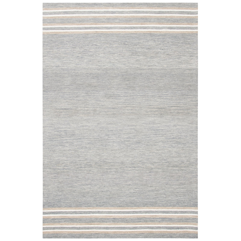 Mastroianni Hand Tufted Wool And Cotton With Latex Rug, Rectangle 3' x 5'