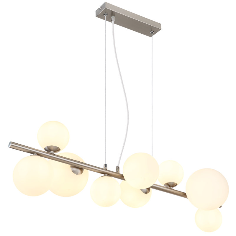 48 9 - Light Natural Pendant, Opaline