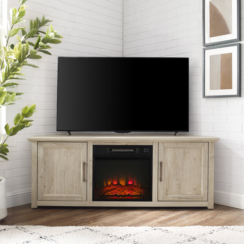 Rozier Unfinished with Fireplace Included, Frosted Oak