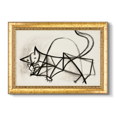 Étude de chat (Étude de chat), 1946 - Pablo Picasso - Toile encadrée sur mesure