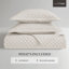 Ensemble de literie en velours très grand, ensemble de couvre-lit matelassé blanc 3 pièces, chambre à coucher moderne