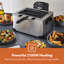 GEEPAS 5L Deep Fat Fryer with Triple Baskets 2000W