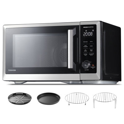 Friteuse à air de comptoir avec technologie à onduleur à convection pour ordinateur de bureau 7-en-1