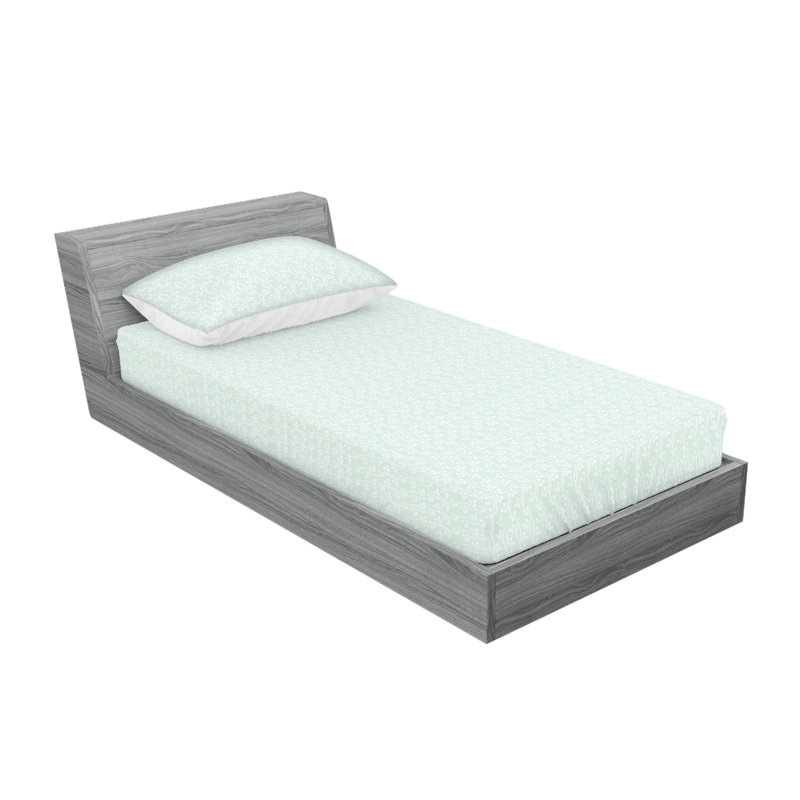 Drap-housse Ambesonne, Ensemble de draps pour lit simple avec 1 taie d'or