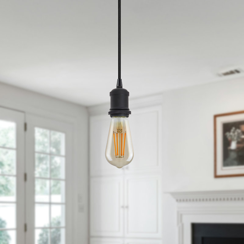 Simoni 1 - Light Simple Pendant, Matt Black