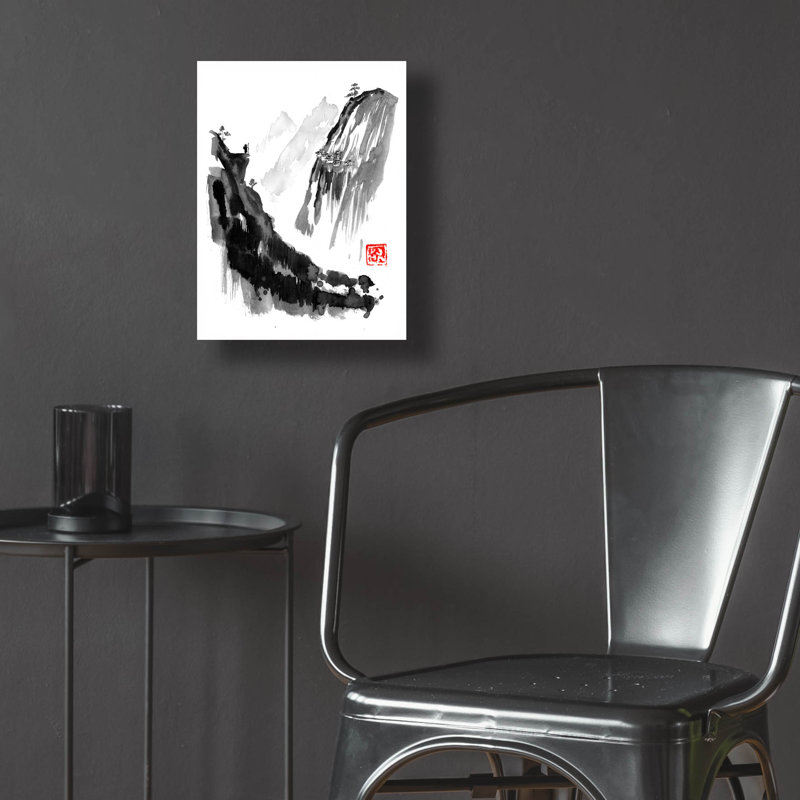 «The Traveller 02» par Pechane, art mural en verre acrylique, H 16 po x l 12 po x P 0,13 po