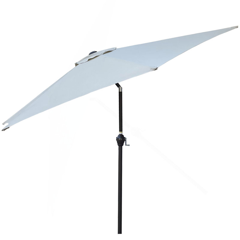 Parasol moderne de 9 pi, Rosée givrée