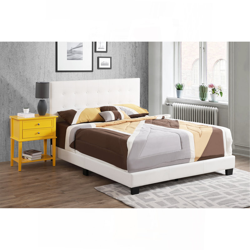 Caldwell Queen Bed , WHITE