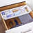 YouCopia DrawerFit Sliding Tray with Adjustable Dividers, Expandable Kitchen Drawer Organizer