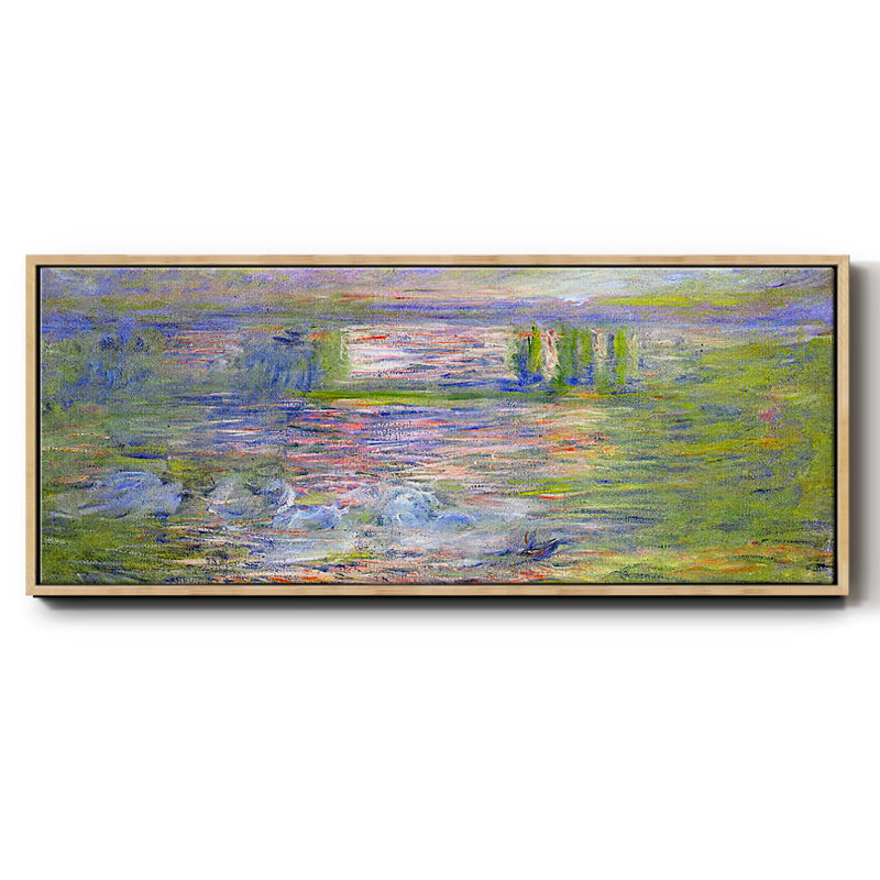 Pont Charing Cross - toile encadrée, H 20 po x l 50 po