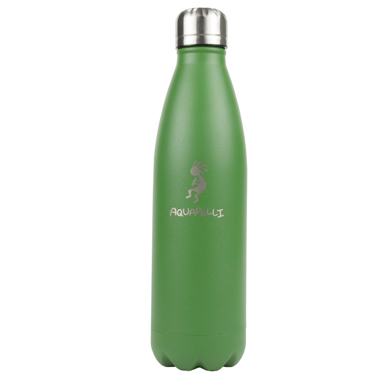 Aquapelli Vacuum Insulated Sport Bottle, 16 Ounces, Willow Green