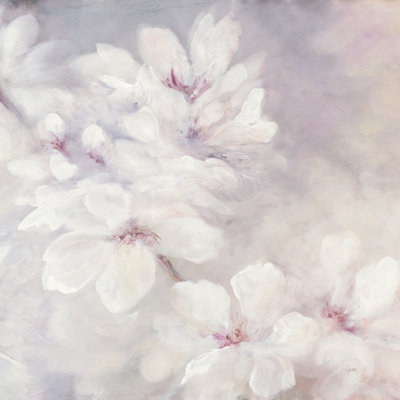 Cherry Blossoms Square by Julia Purinton - Wrapped Canvas Painting