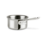 All-Clad D3 ™ compacte en acier inoxydable de 0,5 pte Réchaud à beurre en acier inoxydable