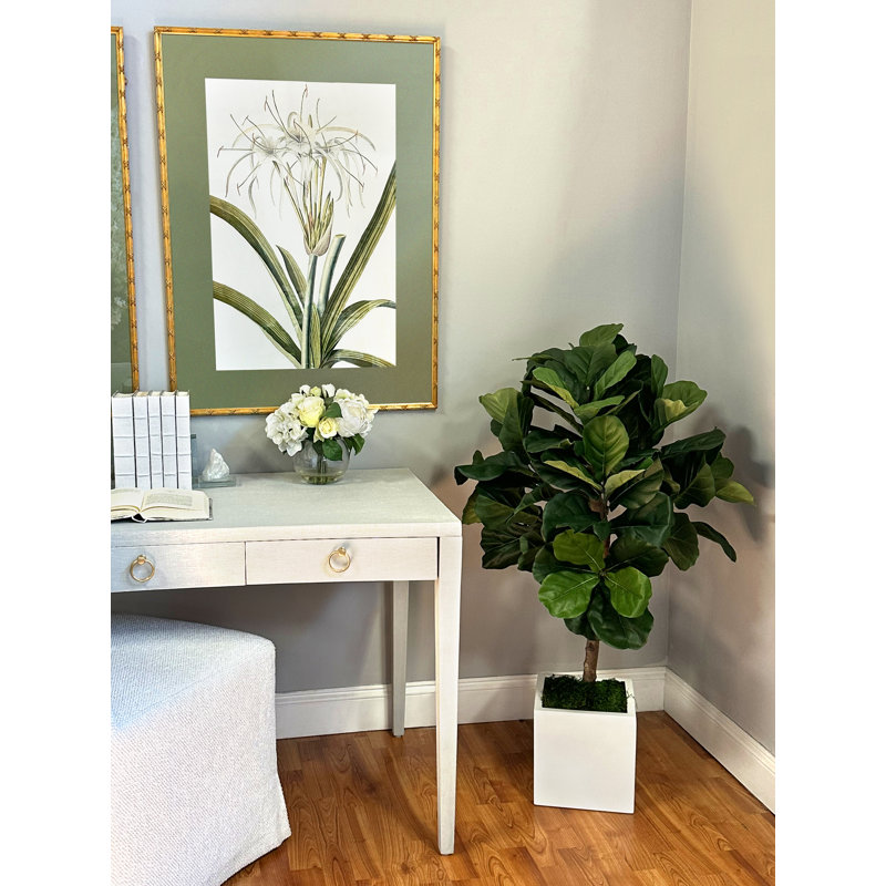 3.5' Fiddle Leaf Fig Tree, 42'' H x 24'' W x 24'' D