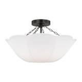 2 - Light Semi Flush Mount