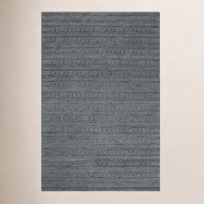 Tapis bleu sarcelle / bleu sarcelle Chris Loves Julia x Loloi Bradley, Rectangle 8 pi 6 po x 11 pi 6 po
