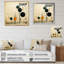 Oasis colorée de style Mid-Century coloré et minimaliste IV-448885145-448885144