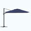 Parasol de patio en porte-à-faux carré 11 pi en bleu marine (sans base de parasol)-1940867261