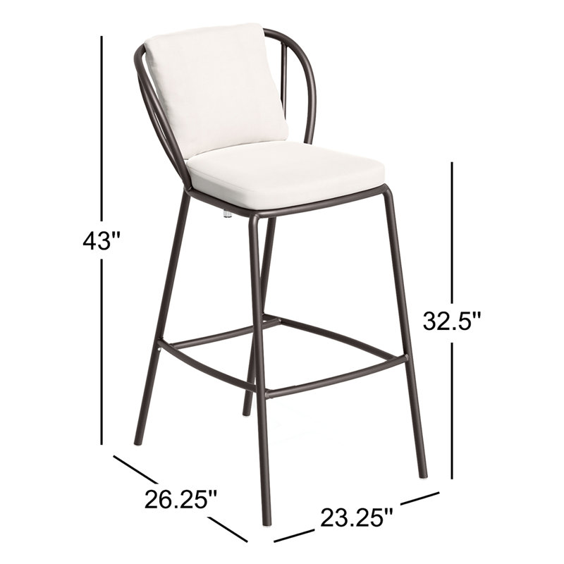 Malti Outdoor Bar Stool, 2