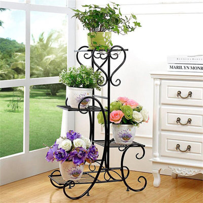 Support pour plante rectangulaire à plusieurs niveaux Henrika