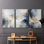 Floral Study Series CX - Ensemble de toiles tendues avec châssis Premium - Prêt à accrocher